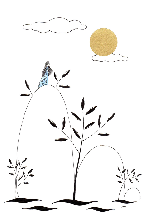 Illustration PRINT A4 - Au revoir