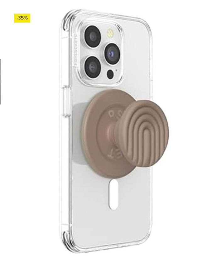 PopSockets: PopGrip Round para MagSafe - Anillo Adaptador para MagSafe Incluido 