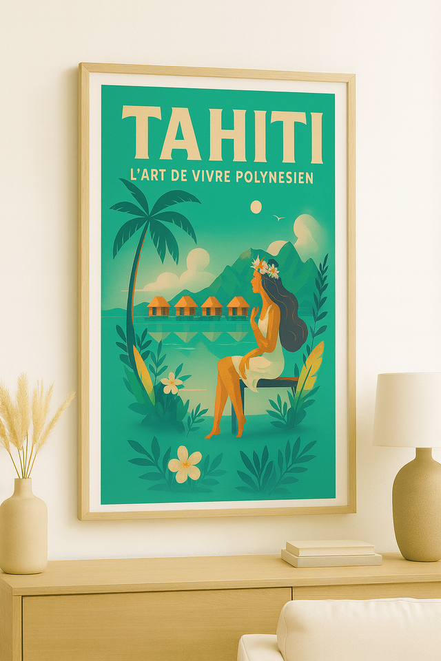 Affiche photo - Tahiti - L'art de vivre polynésien