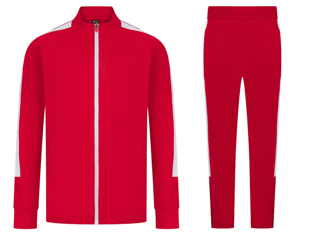 Custom Adult Tracksuit Red/White