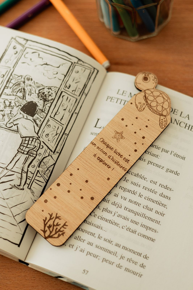 Marque page - Tortue