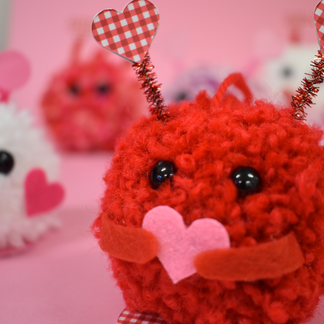 Love Bug Pom Poms