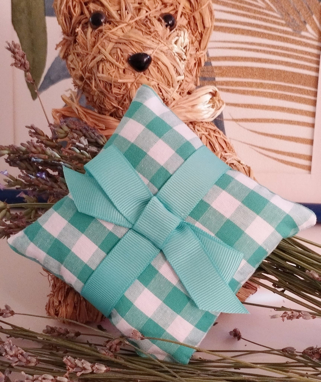 Coussin Lavande -Jade