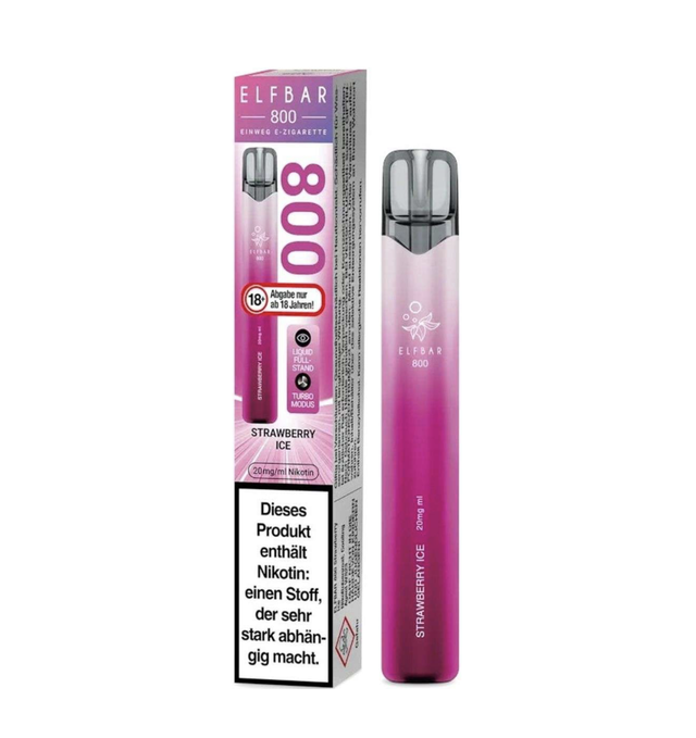117 | Elfbar 800 Einweg E-Zigarette Strawberry Ice 20mg Nikotin/ml