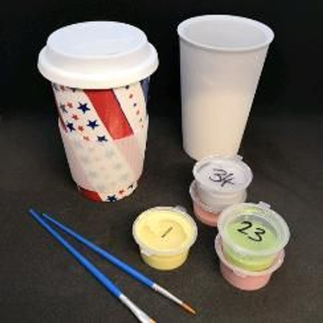 Travel mug kit, firing required