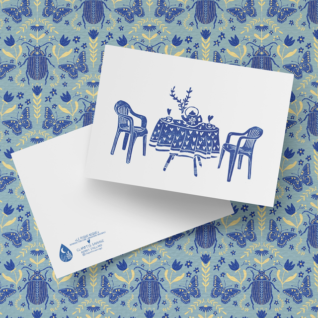 Carte La table de pique-nique