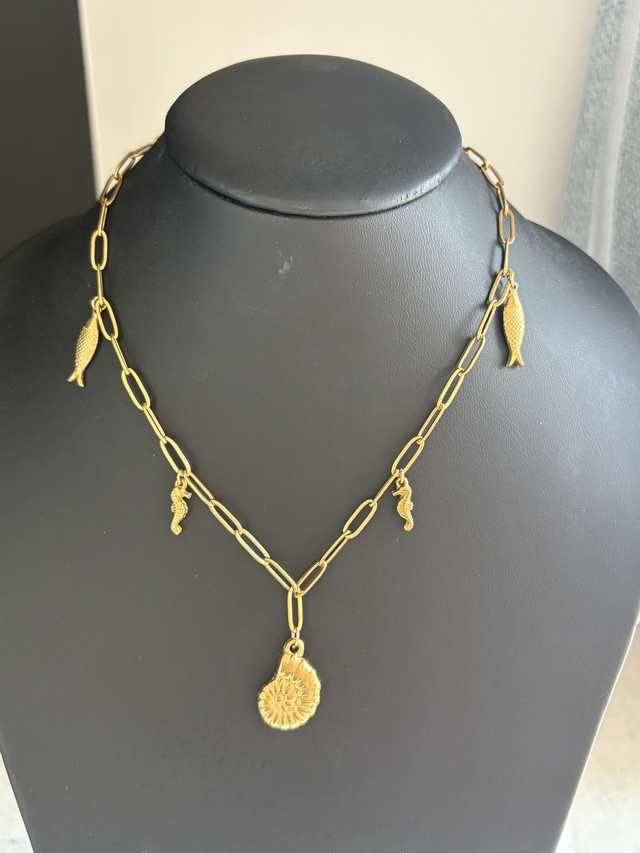 🐚 Collier "Trésors de l’Océan" – Fait main
