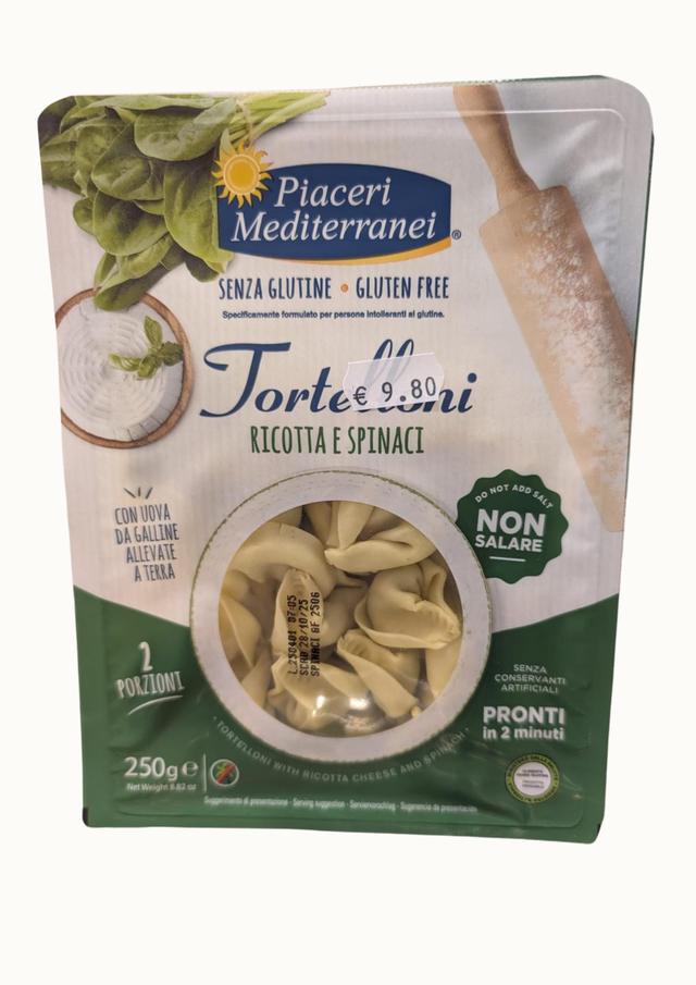 Tortellini Sans gluten épinards