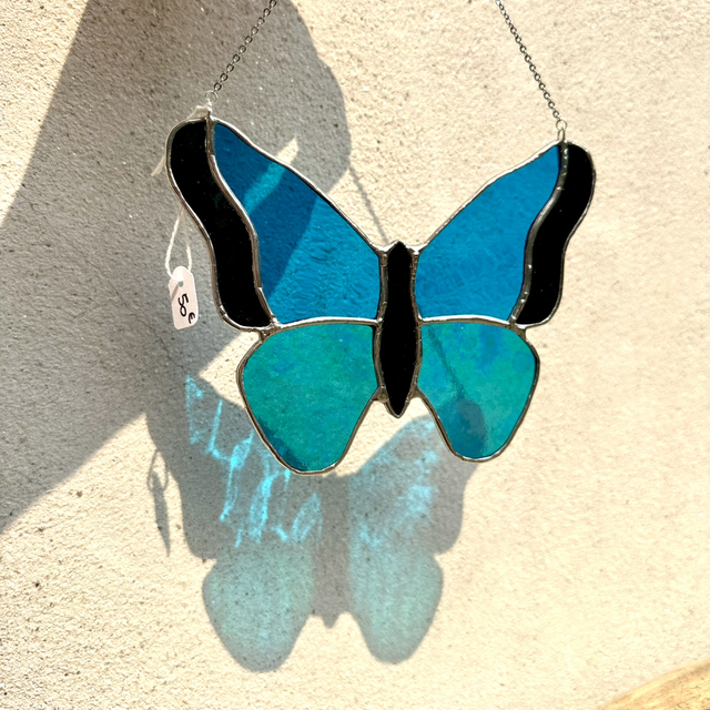 Papillon Morpho (bleu)