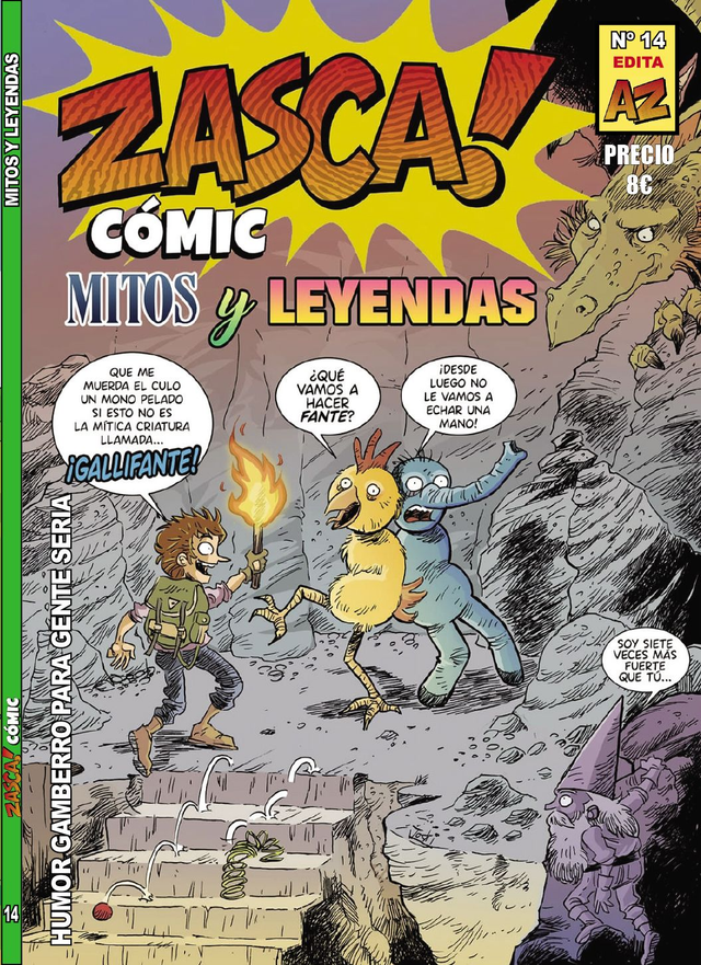ZASCA! CÓMIC Nº14 MITOS Y LEYENDAS