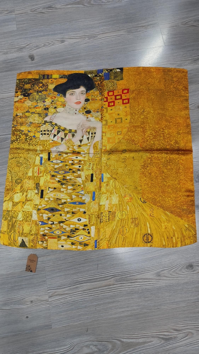 Foulard quadrato ritratto di Adele Bloch-Bauer di Klimt 