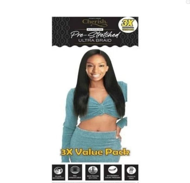 Cherish 3X VP Pre-Str. Braids 56 (Col.  OMT4/27/613)