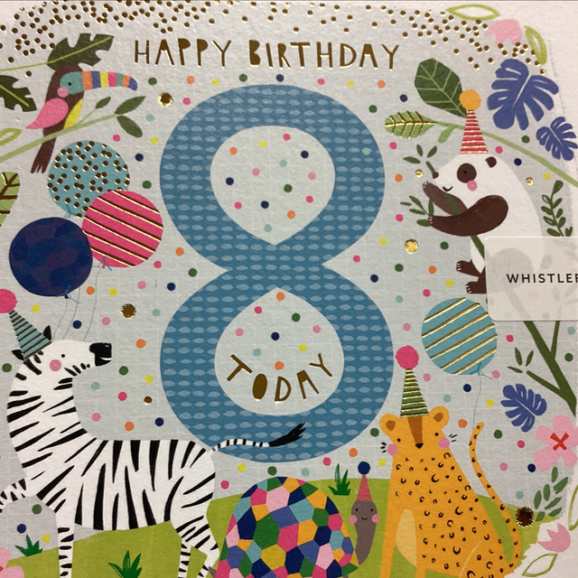 Birthday Age 8th (Animals) WF