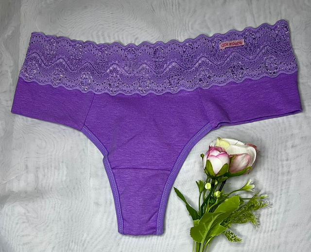 LILAC COTTON G- STRING BUTTERFLY