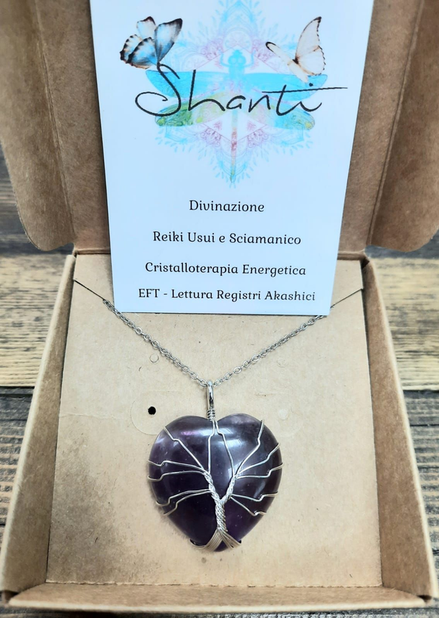 Amuleto donna ametista