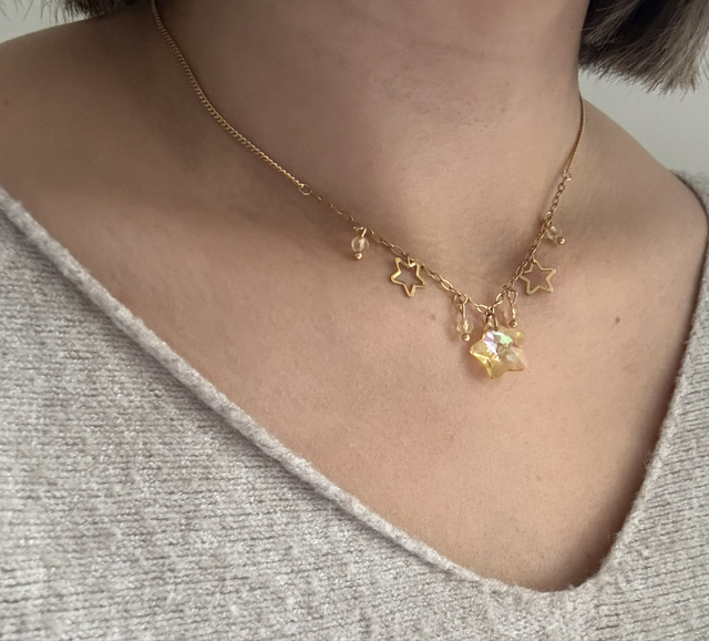 Le collier de Lucie (citrine) 