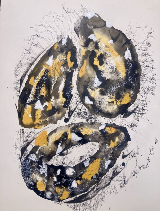 Original mix media on paper 56x76cm