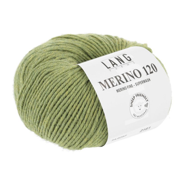 MERINO 120 | 34.0296 | hell olive melange