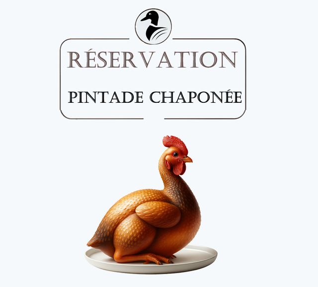 Réservation Pintade Chaponée