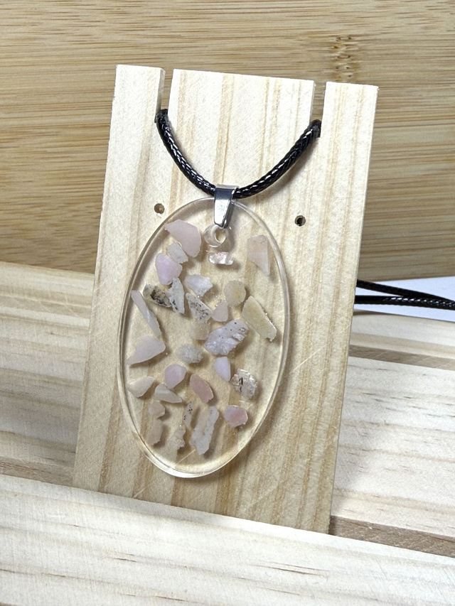 Pendentif Opale Rose