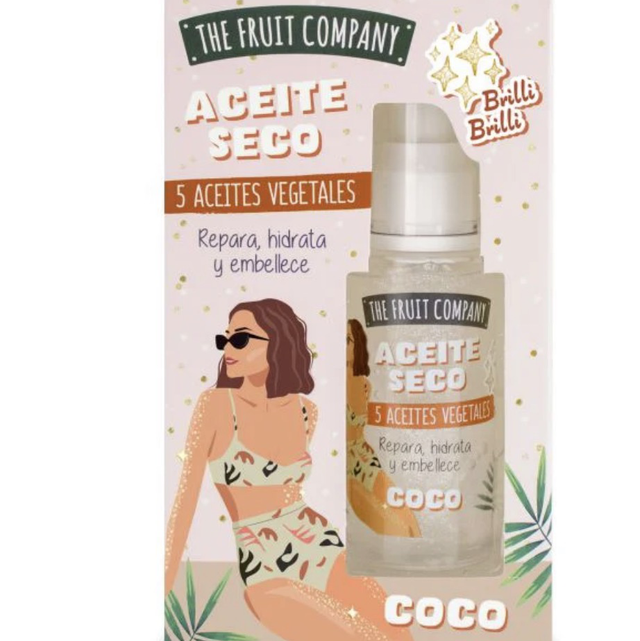 Huile sèche, scintillant Coco