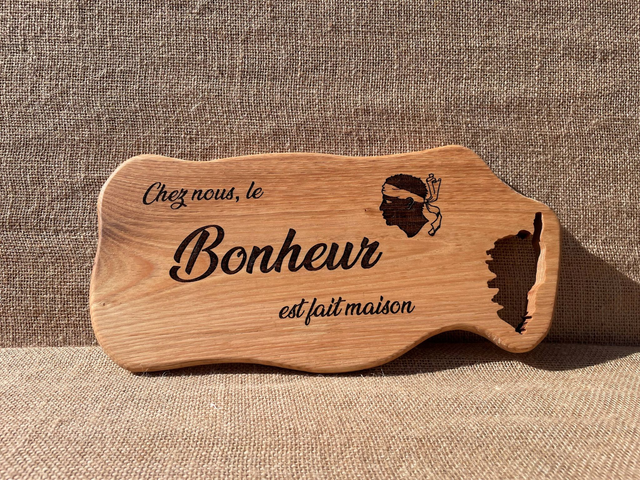 Planche à découper / bonheur