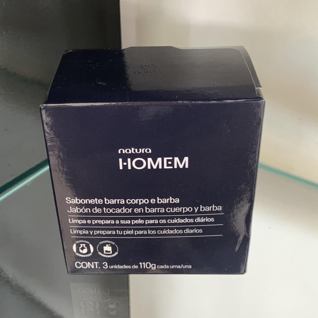 Homem 3 Sabonetes em Barra Corpo e Barba