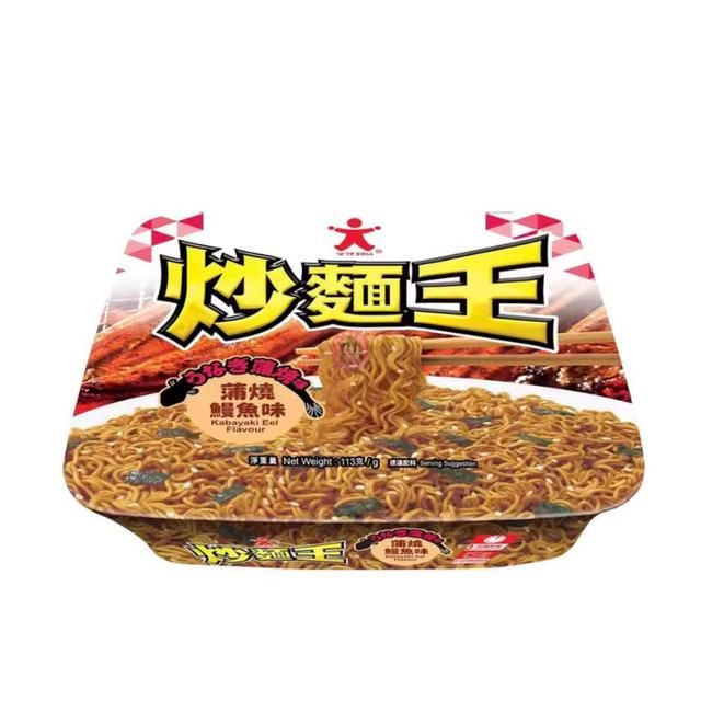公仔 Doll 公仔炒面王蒲烧鳗鱼味113g Stir Fried Noodle Kabayaki EEL Flavour