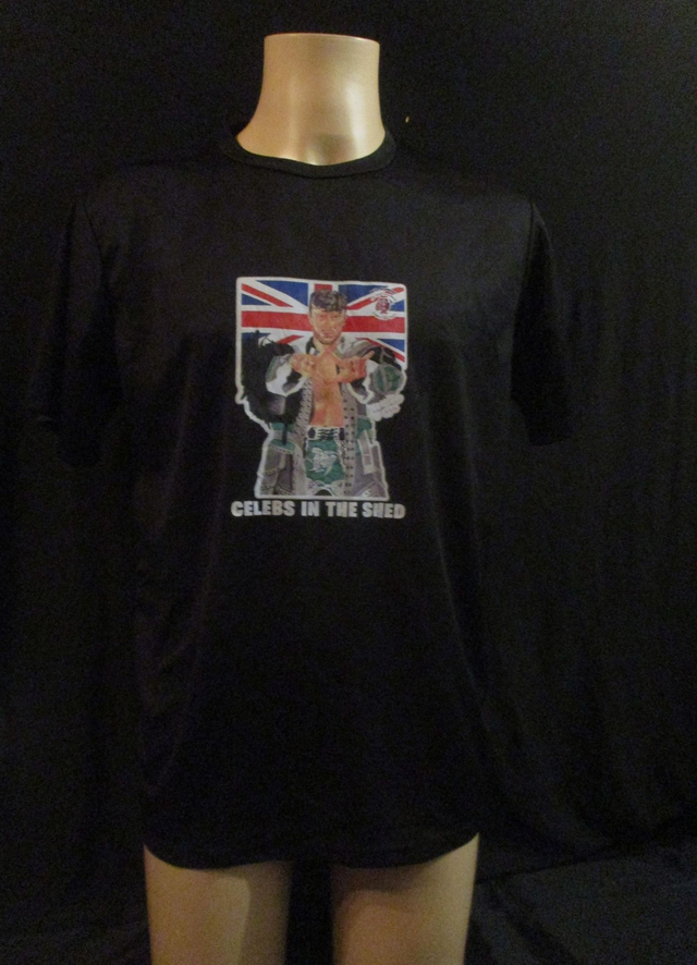 Will Ospreay Picture T-Shirt MENS ADULT 100% Polyester Crew Neck BLACK (Large) Top (SEE PIC)
