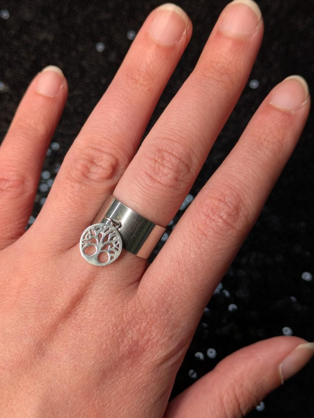 Bague breloque arbre de vie 