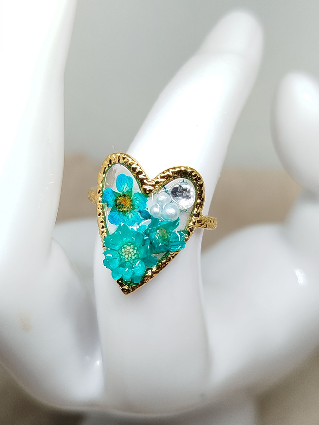 Bague Valentine coloris bleu