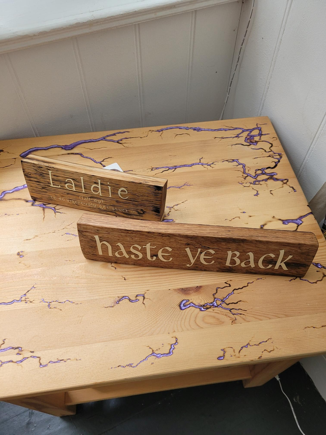 Scots word half stave