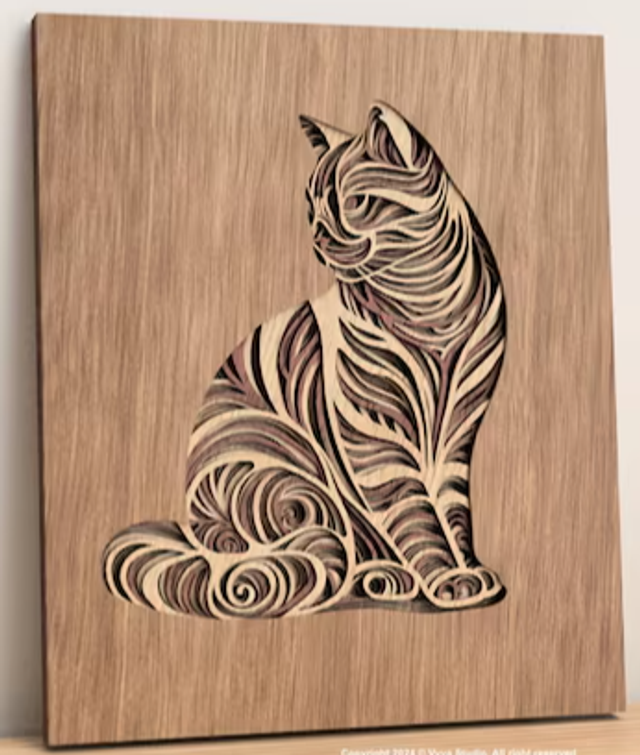 Chat Mandala Multicouches