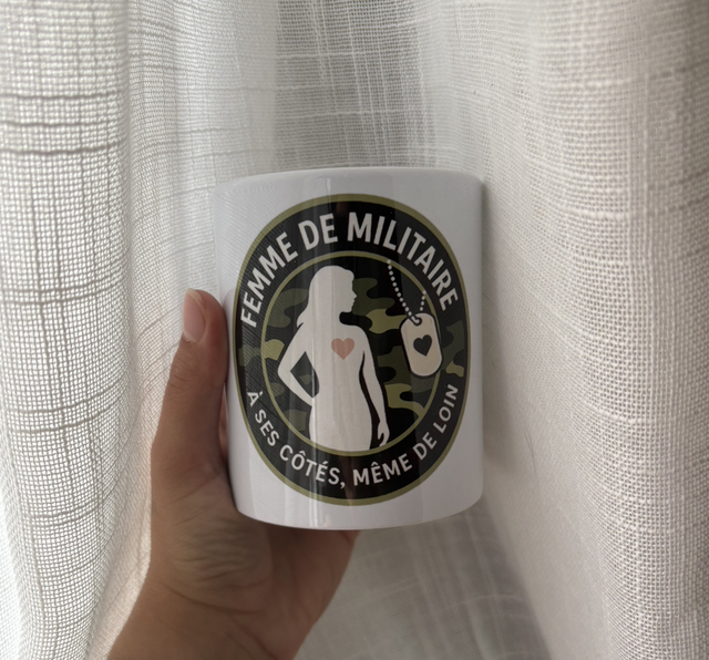 Tasse Femme de Militaire❤️