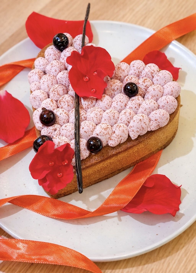 Flan 2 Pers. Saint Valentin  ( Commander la veille pour le lendemain au minimum )