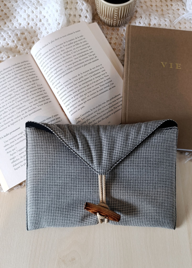 Pochette à livres Polaris (poche) - Givre