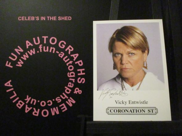 Vicky Entwistle (Janince Battersby) Original Coronation Street Pre-Print Cast Card