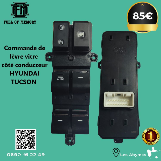 Interrupteur de lève vitre Hyundai Tucson 2016/2019