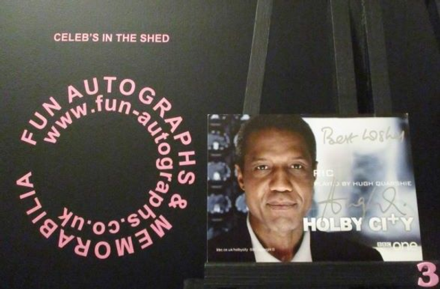 Hugh Quarshie (Ric) Authentic Autographed Holby City 6x4 Cast Card (3)