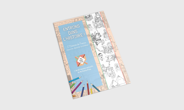 Carnet de coloriage commenté "Entrons dans l'Histoire"