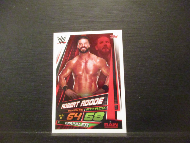 Robert Roode - Raw Slam Attax Universe Original Trading Card #7