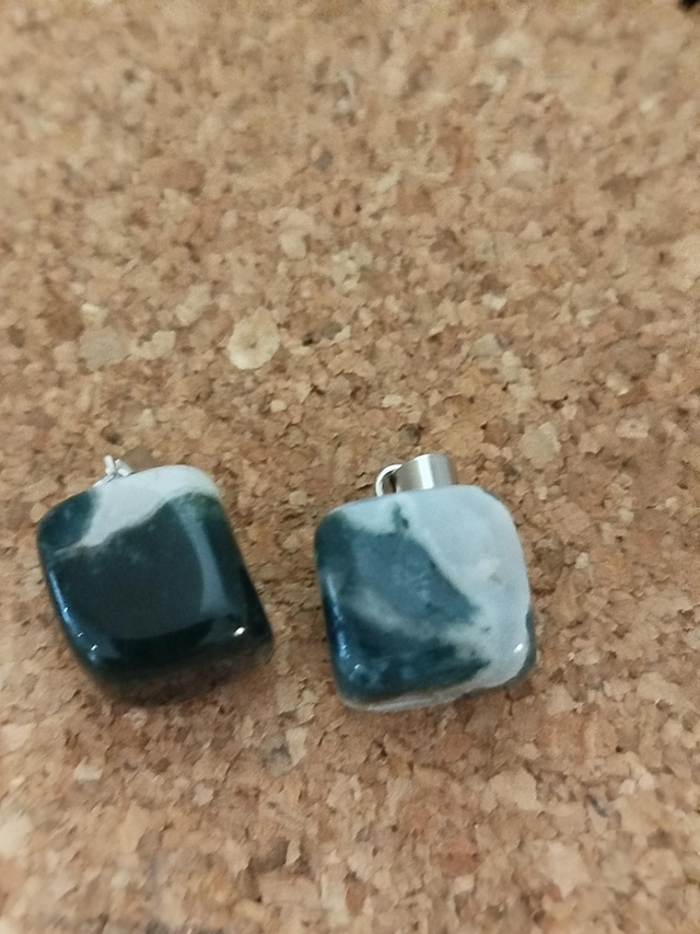 Pendentif agate mousse