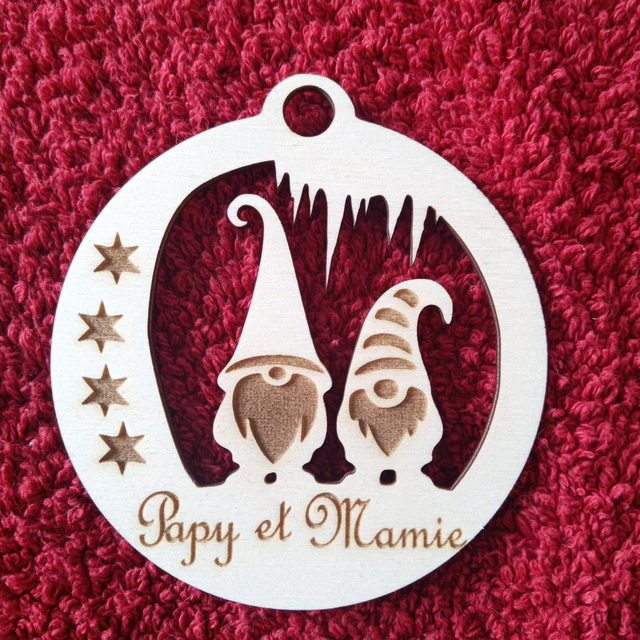Boule Noël personnalisé / Modèle 02