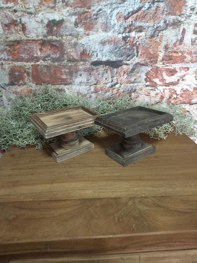 Plateau donkergrijs, maat S