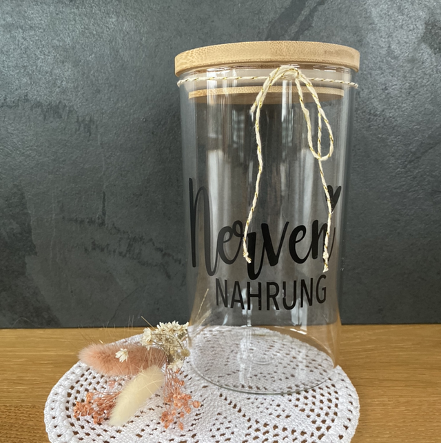 Vorratsglas - mit Wunschtext