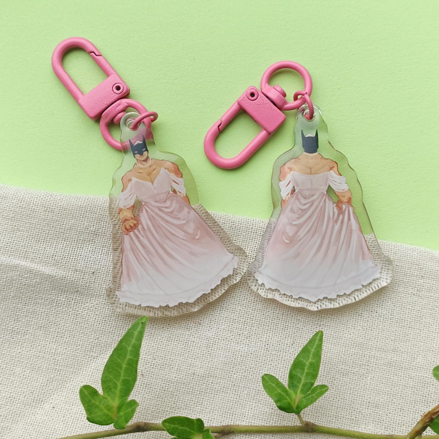 prettiest bat at the ball - acrylic keychain