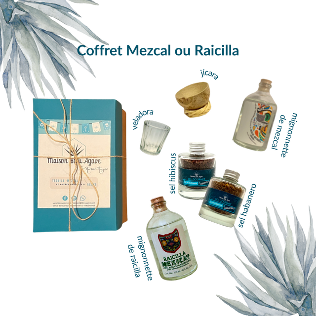 Coffret cadeau découverte mezcal ou raicilla