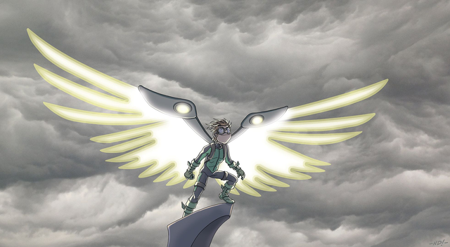 De Männi mat de Flikeken - Signed A3 Print