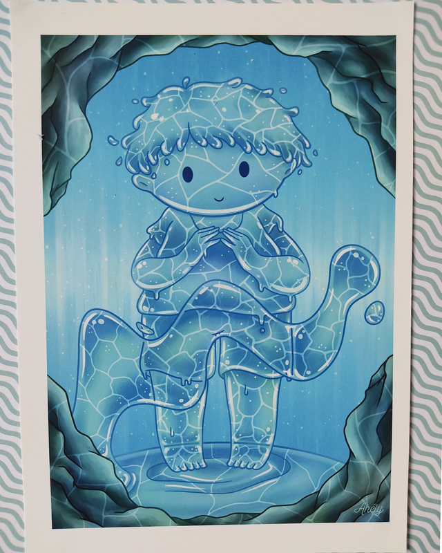 Affiche Esprit de l&#039;eau