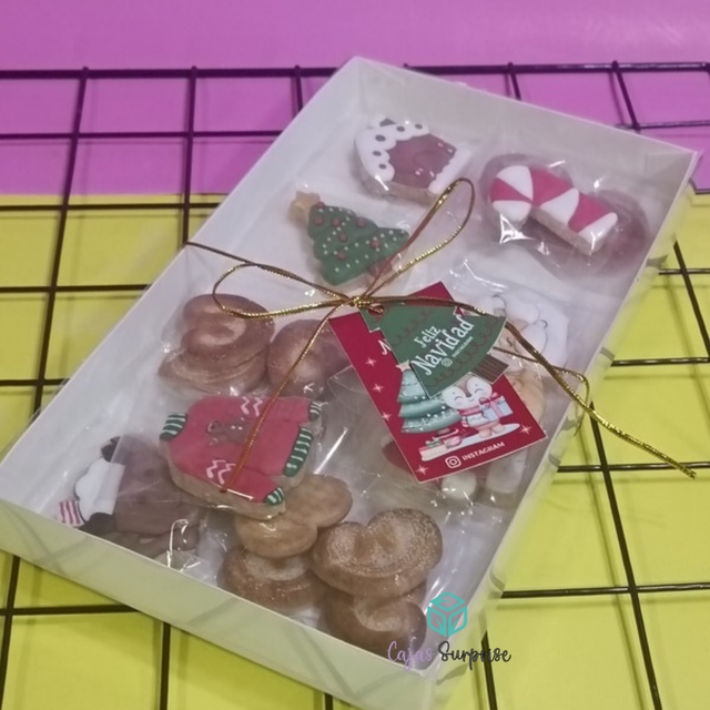 Caja Especial para Galletas Con Tapa en Acetato